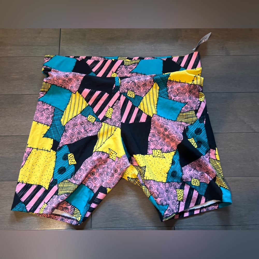 Torrid Nightmare Before Christmas Sally Bike Shorts Disney Plus Womens Size 3 3X